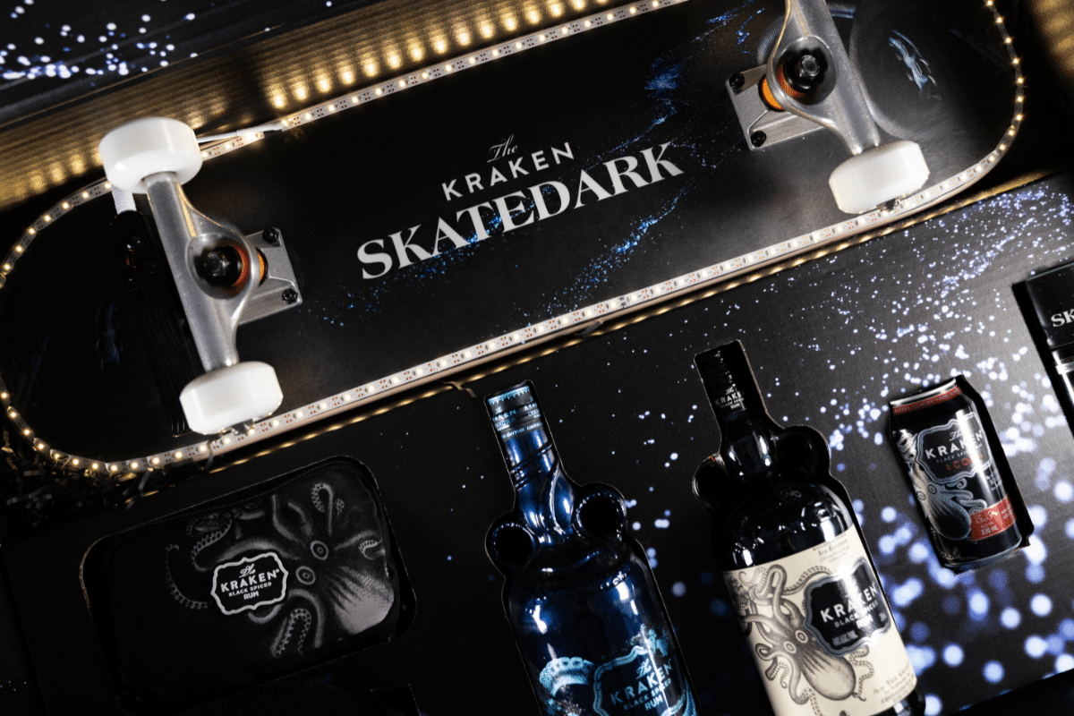 The Kraken Black Spiced Rum invites skaters to take on the night in new ‘Skatedark’ campaign, via Bastion